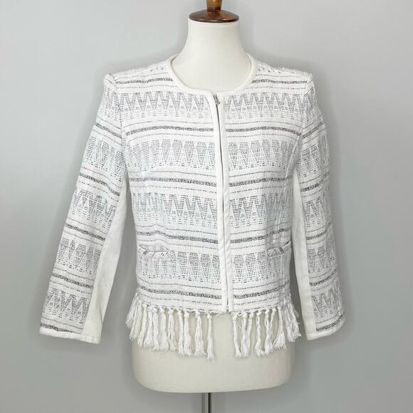 McGinn 'Skye' Tweed Jacket Women's Size 6 - Picture 3 of 11